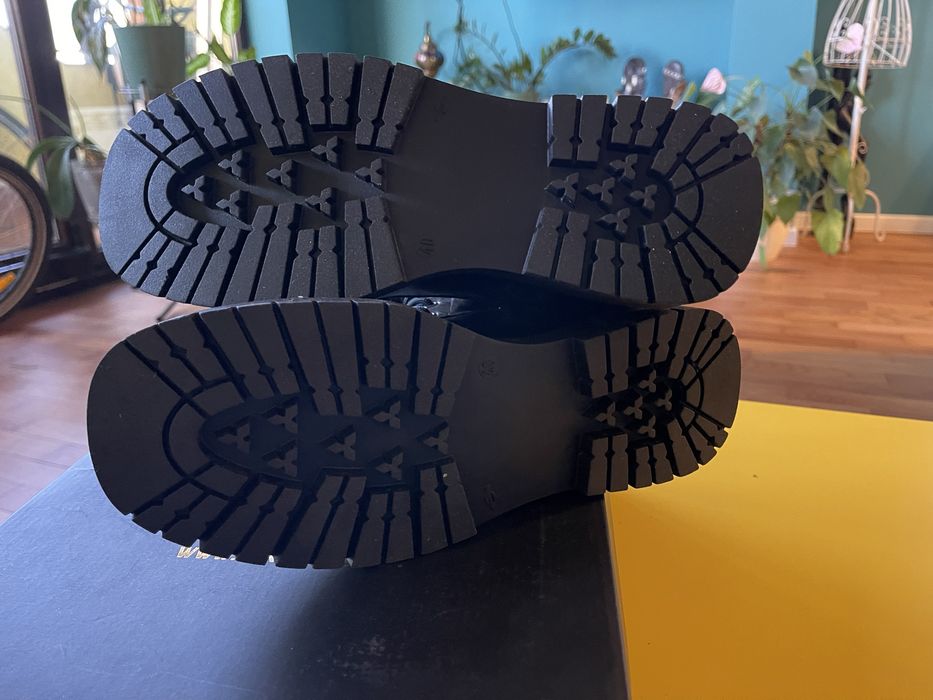 Чисто нови естествена кожа кубинки/боти Daris