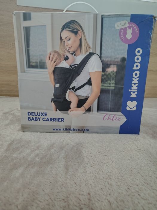 Детско кенгуру KikkaBoo Chloe 3 в 1 - Черно