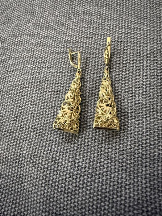 Златни обици 14 карата