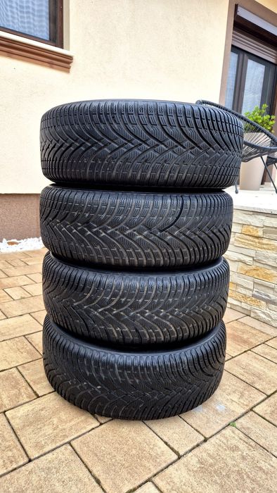 4 jante 5×108 R16 originale Ford cu anvelope profil 6 mm M+S an 2021