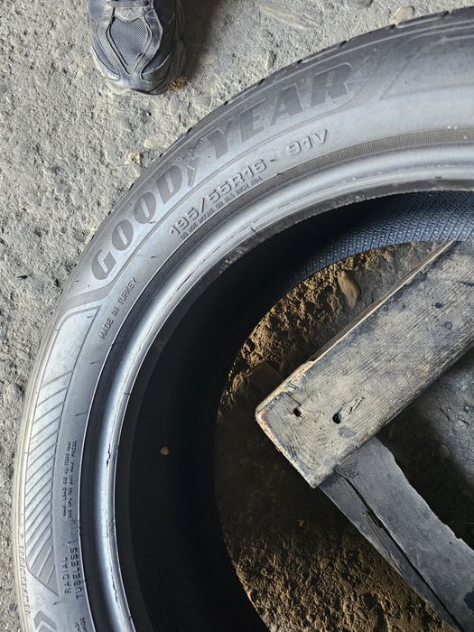 2 anvelope vara 195 55 16 Goodyear 7.3mm  2020