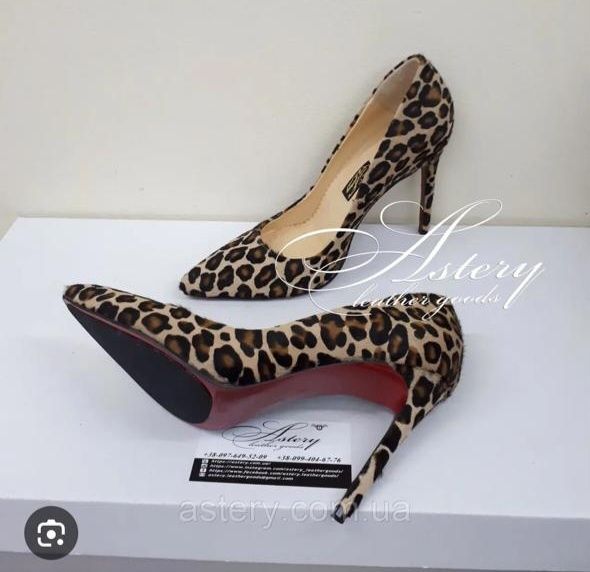 Трендовые леопардовые туфли