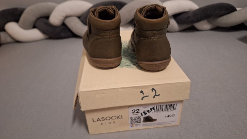 Ghete piele naturala lasocki marimea 22