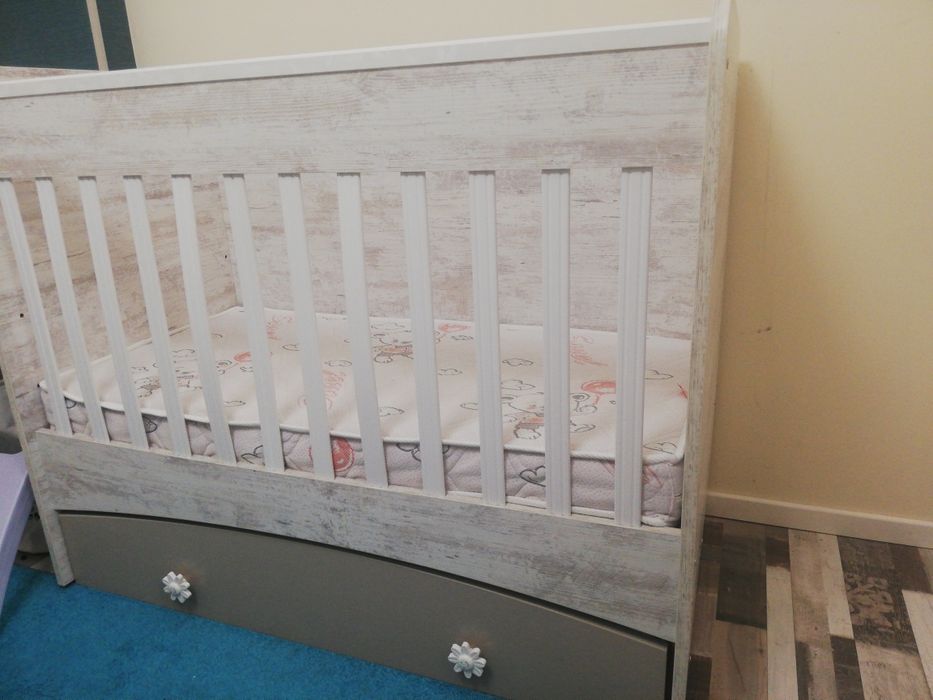 Бебешко легло-люлка 60х120см