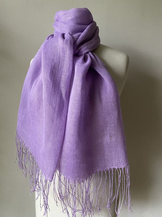 Лилав шал от кашмир, коприна, пашмина/ различни видове