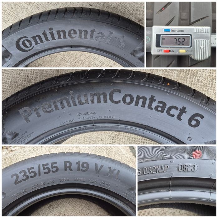 O bucată 235/55 R19 vară - una Continental Michelin
