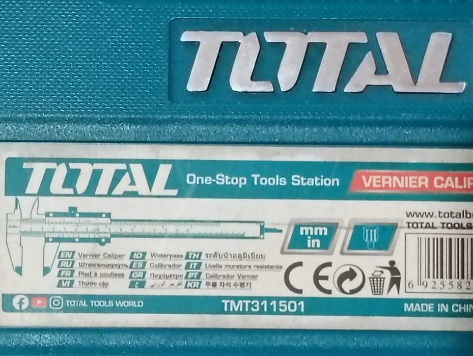 Mеханичен шублер TOTAL , Диапазон-150 mm.