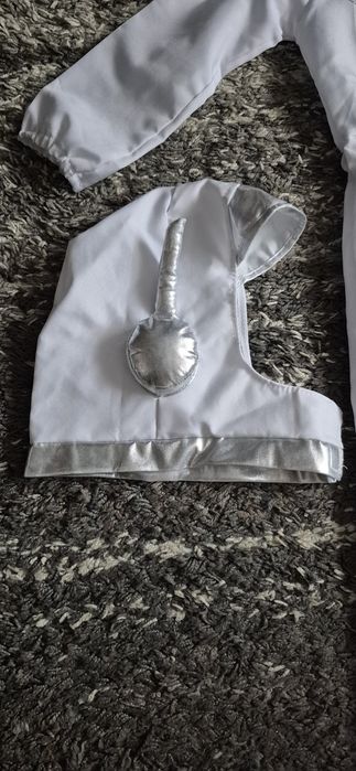 Costum de astronaut alb 8-9 ani