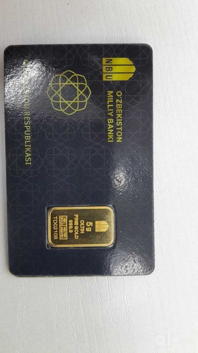 Sotiladi: Milliy Bankning 5 grammlik va 20 gramlik oltin quymalari