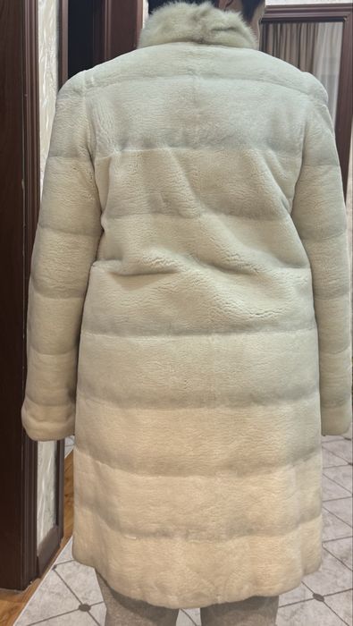 Шуба бобер+ворот норка