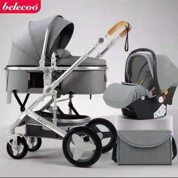 Детские коляска трансформер 2в1 Belecoo бесплатная доставка по городу