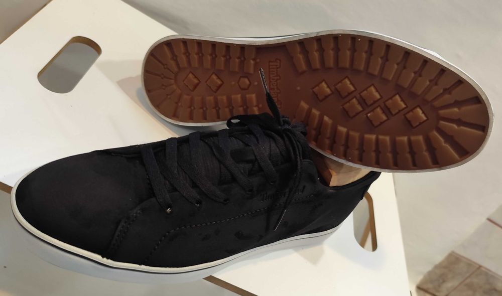 Pantofi sport casual premium 44 TIMBERLAND NOI piele naturala nappa