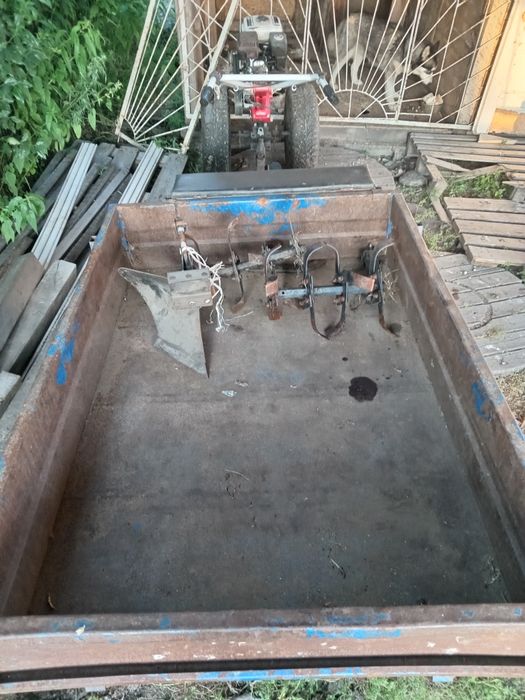 Мотоблок с прицепом