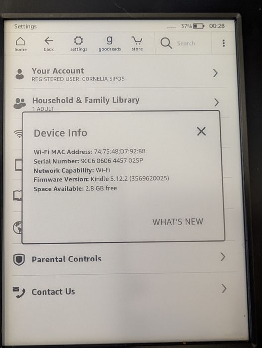 Amazon Kindle E-Reader