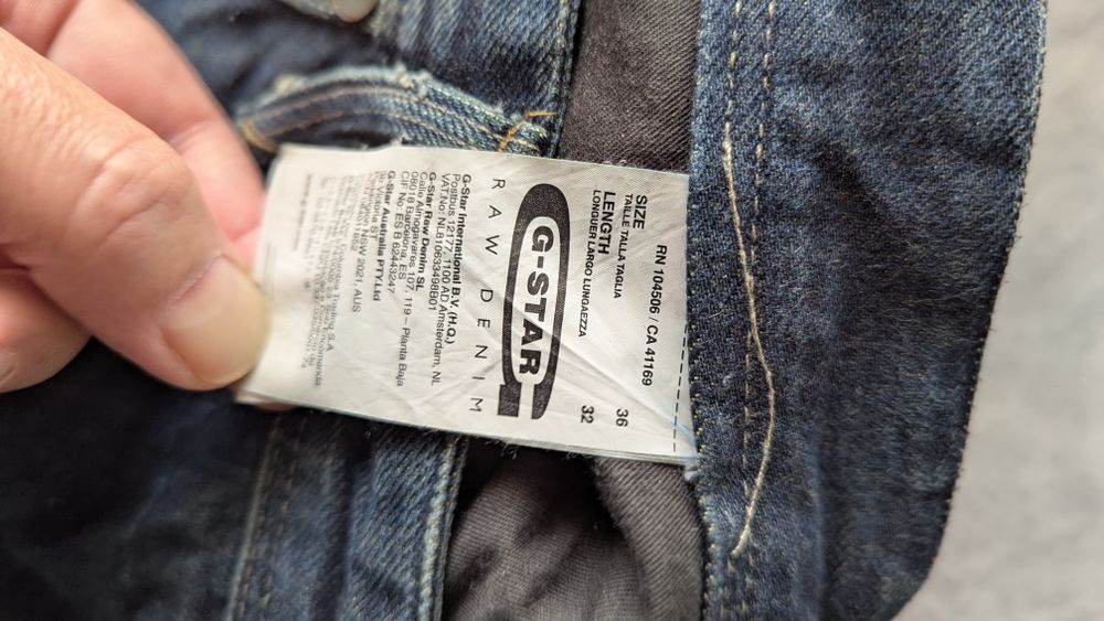G Star raw дънки  W36L32