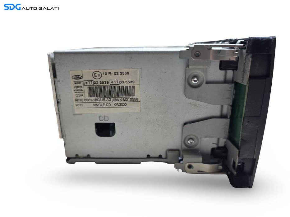 Unitate Radio CD Player 6000 CD Ford Fiesta 5 MK5 2002 - 2008 Cod 6S61-18C815-AG [LS1002]