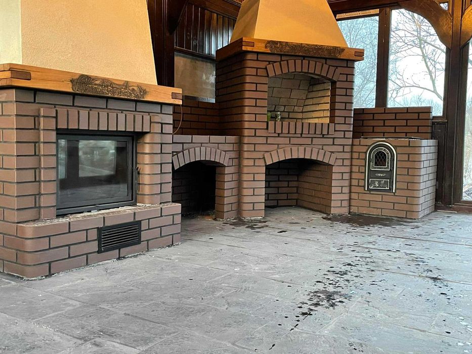 Cărămidă aparenta maro de zidărie - fațade, garduri, zidării aparente