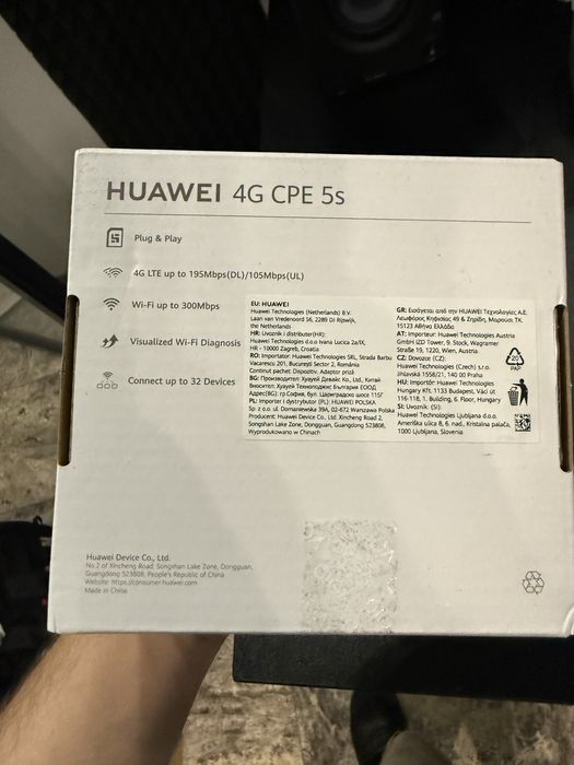 Router wireless Huawei 4G Cpe 5S, B320, 200 Mbp