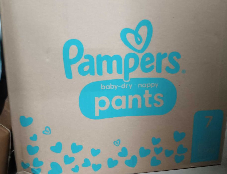 Mесечни Pampers гащи Бейби драй Baby dry 5/6/7 от Англия