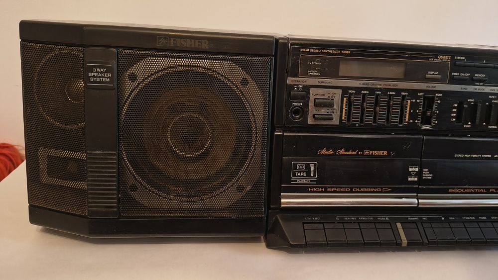Fisher boom box/radiocasetofon