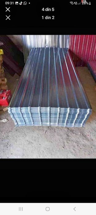 Vând tabla de acoperiș perfect pentru saivane etc