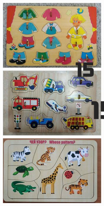 Развивающие игрушки для детей от 1 года. Новые цены в описании!!!