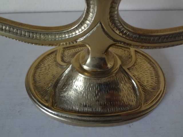 Месингов свещник за 5 бр. свещи от Италия