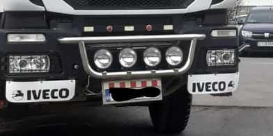 Set Bullbar inox + 4 proiectoare 24V