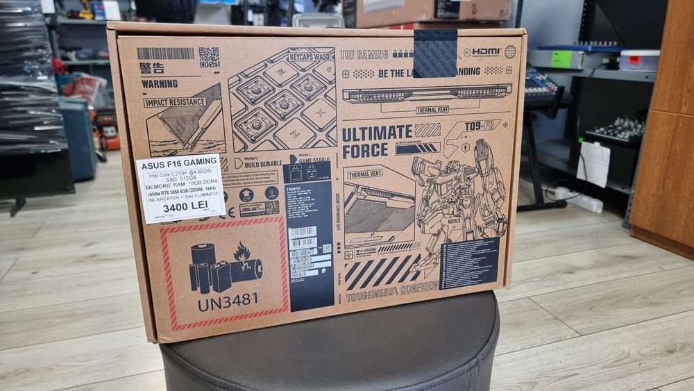 Amanet F28: Laptop ASUS Gaming F16 Sigilat