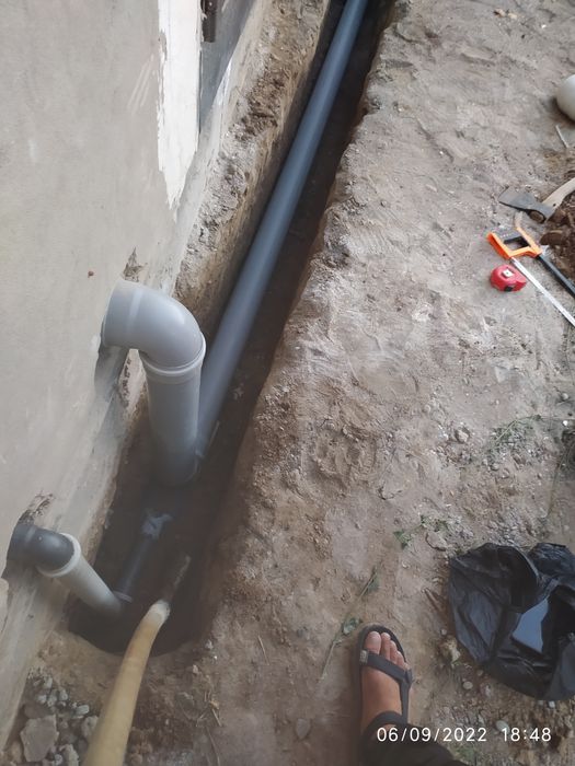 Ура Urachi каналзатсия сантехник. Тираншия подвал ёмғир сувига яма қаз