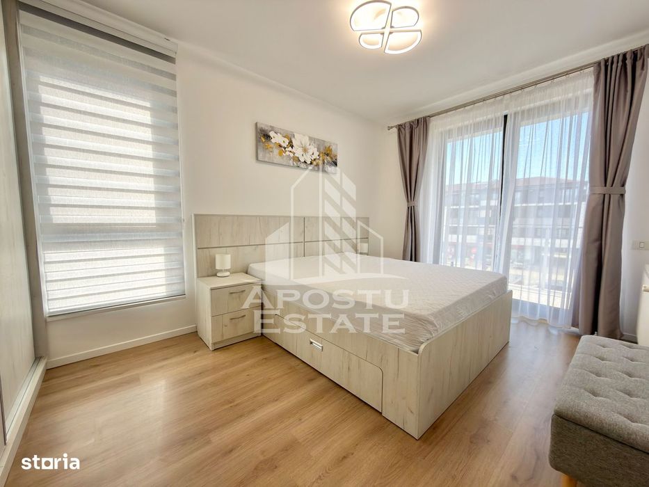 Apartament cu 3 camere mobilat la etajul 2 cu lift in Giroc la asfalt.