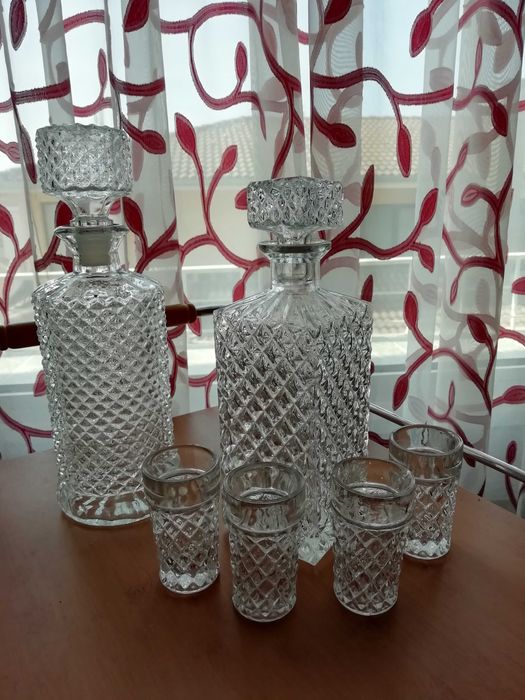 красив цветен кристал и стъкло