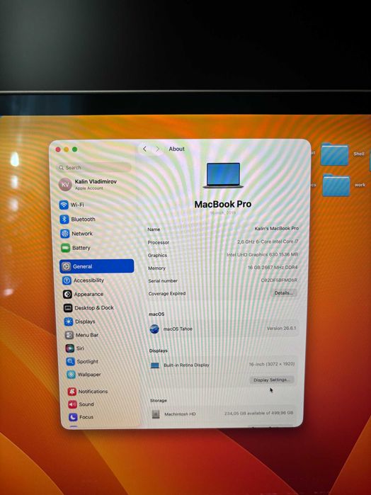 Apple MacBook Pro 16" A2141 Отличен