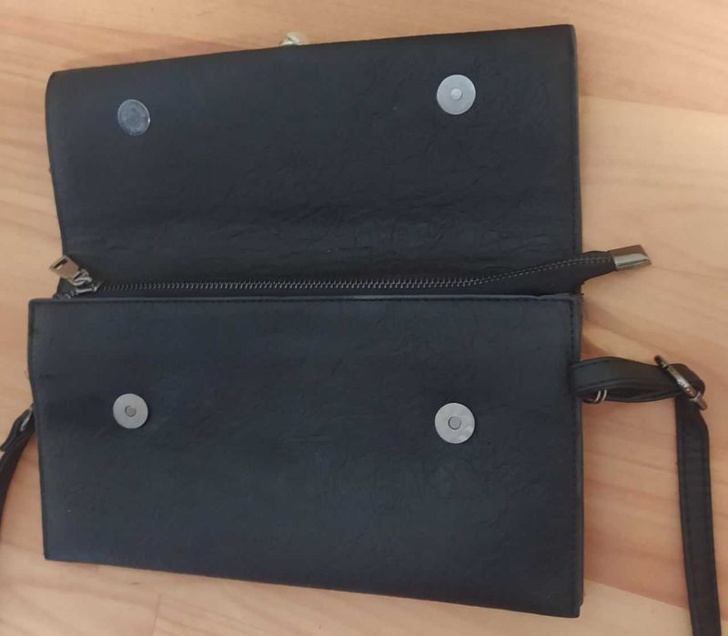 Кожаная мини сумка, клатч, кошелёк