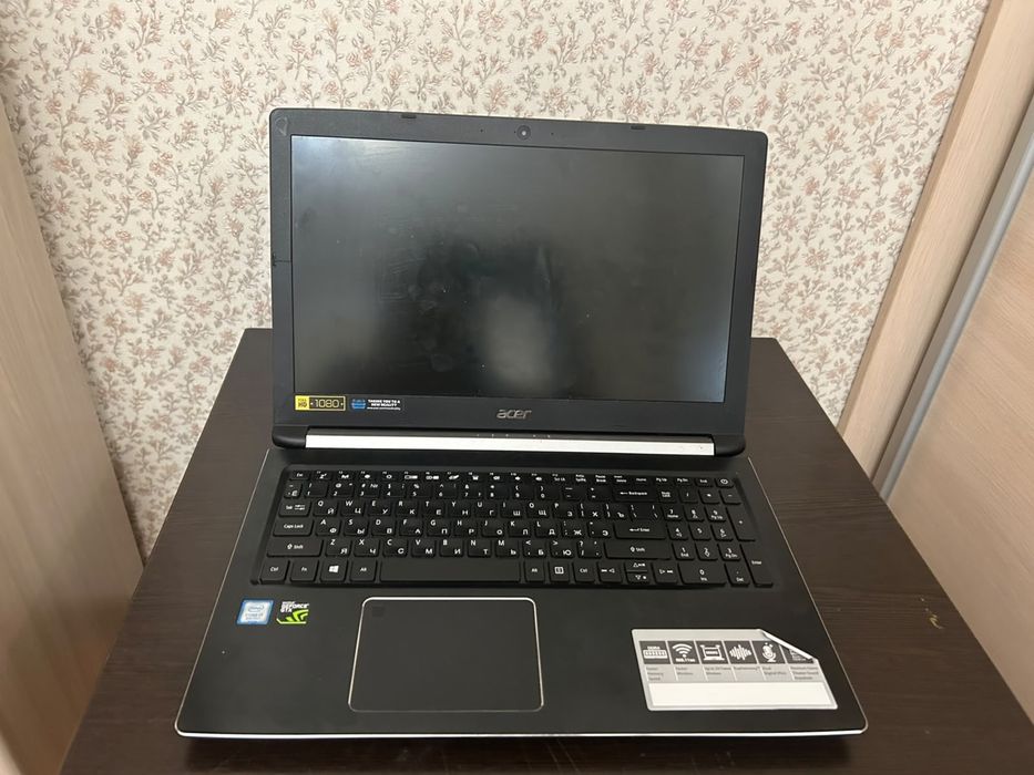Aser мощный игровой озу 16гб intel i7 gtx 1050ti ssd m2 120гб hdd 1000