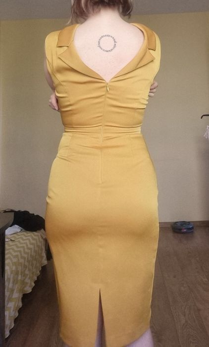 Rochie Poema nuanta mustar