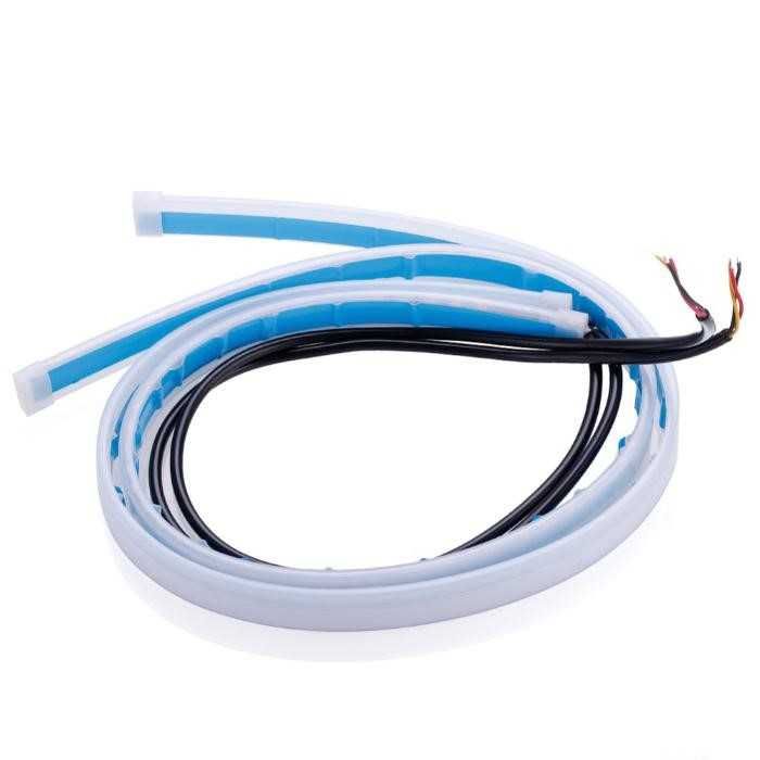 LED Дневни светлини Automat, гъвкави с вграден бягащ мигач 45см - 60см