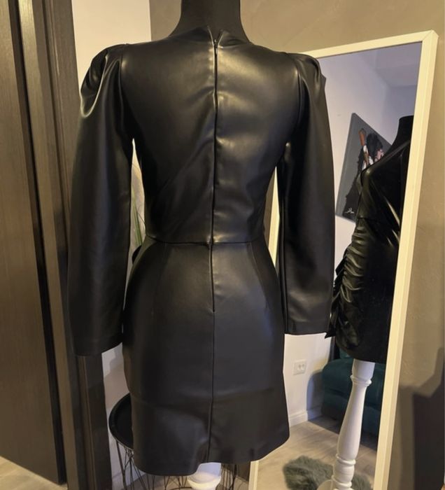 Rochie mini Zara piele