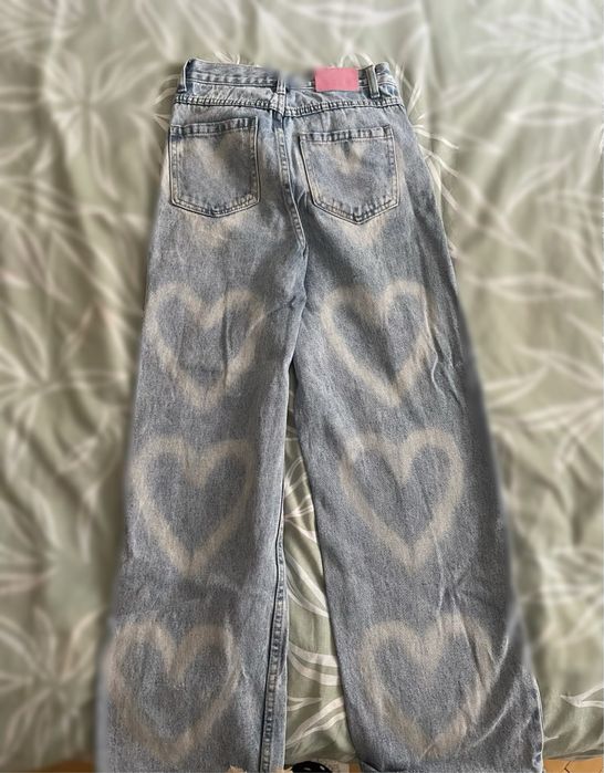 Дънки на сърчица