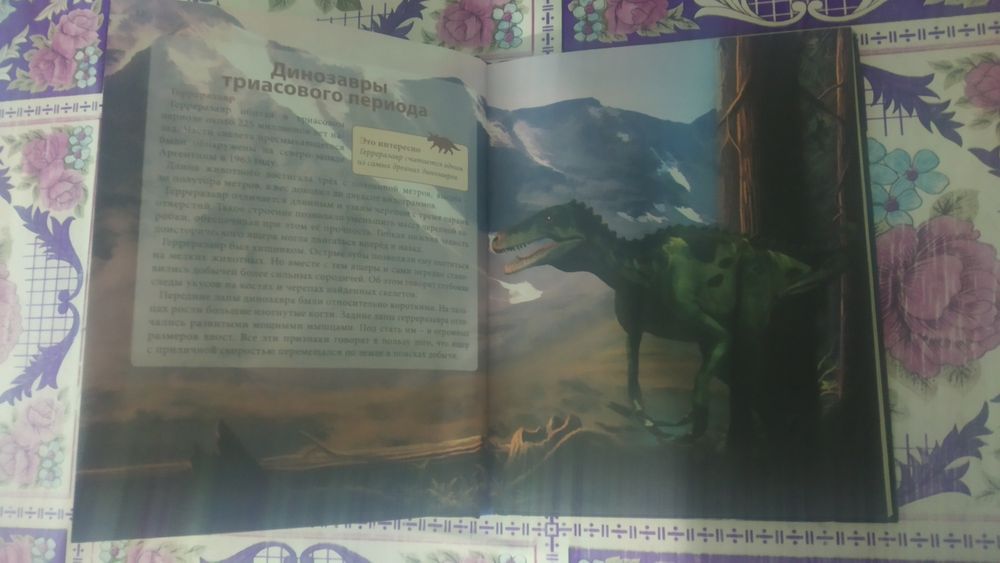 Продам интересную книгу про динозавров отдам недорого