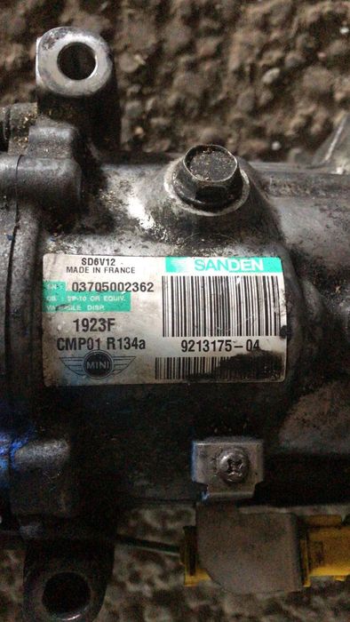 COMPRESOR AC BMW, MINI ONE, CLUBMAN, COUNTRYMAN, R57 1.6 D 2011 COD 9213175-04