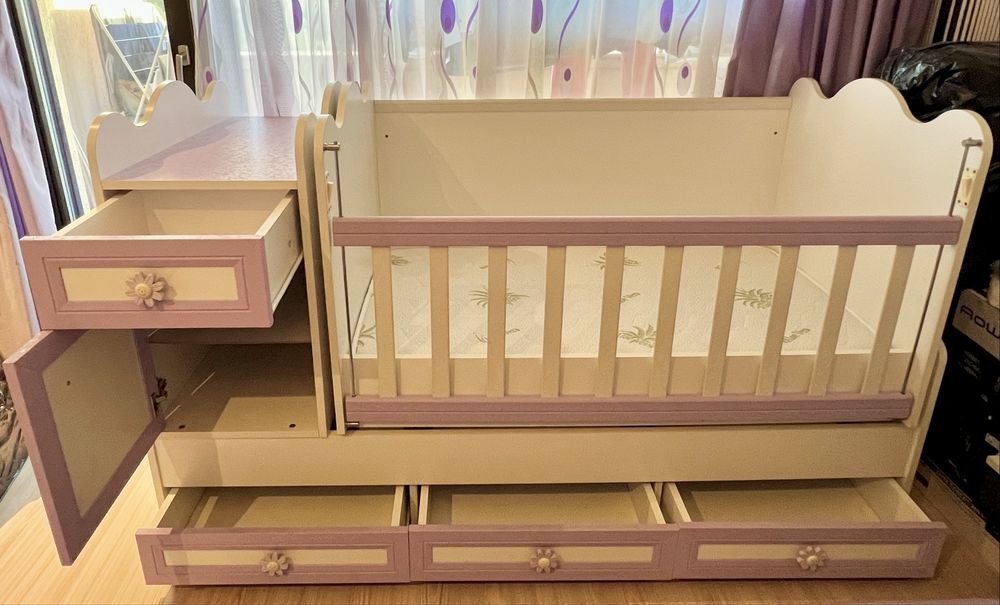 Трансформиращо детско легло + матрак