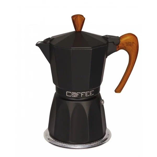 Гейзерная кофеварка G.A.T. Fashion Wood Black на 9 чашек
