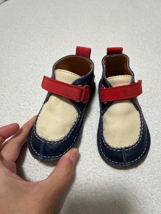 Pantofi ghete piele naturala bebelusi