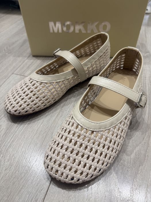 Женская обувь балетки в сетку