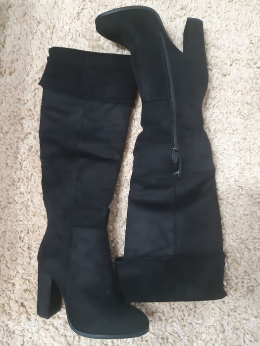 Cizme din imitatie de piele intoarsa - super pret 90 ron