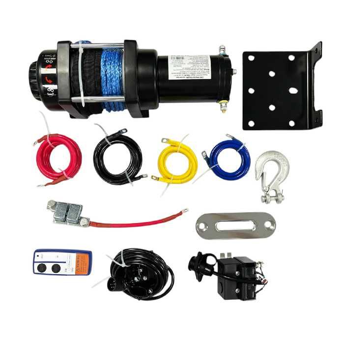 ТОП ОБЯВА Електрическа лебедка 4500LBS OffRoad лебедка Автомобил Кола