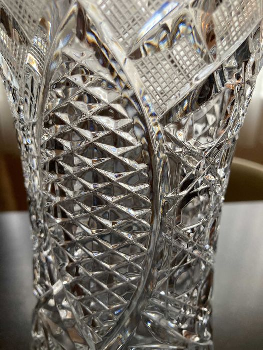 Кристална ваза,  кристална купа, стъклена ваза