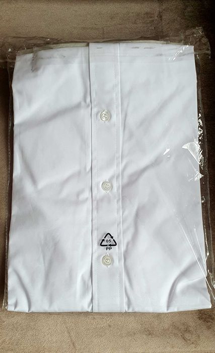 Cămașă albă damă cu mânecă lungă - Pompieri - mărimea 33/II