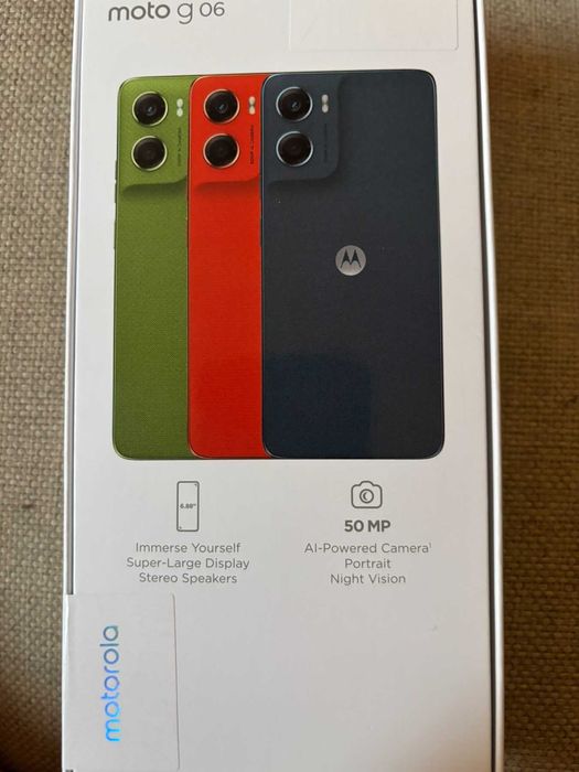 Продавам чисто НОВ Моторола Moto G06 256, НЕРАЗПЕЧАТАН